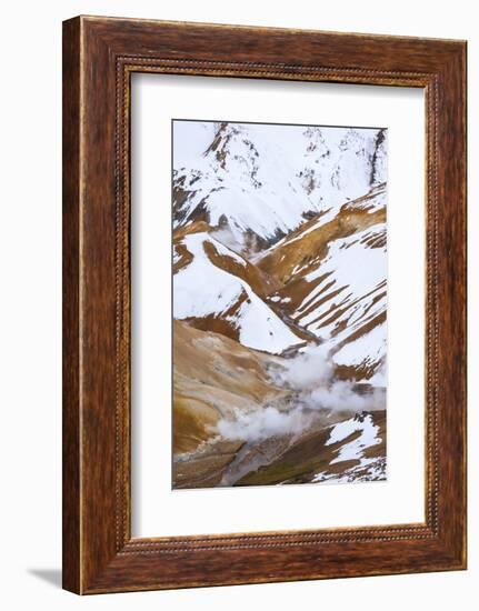 Hveradalir Geothermal Area, Iceland, Polar Regions-Michael-Framed Photographic Print