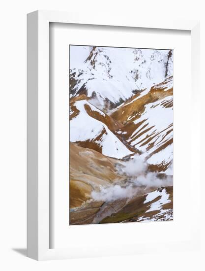 Hveradalir Geothermal Area, Iceland, Polar Regions-Michael-Framed Photographic Print