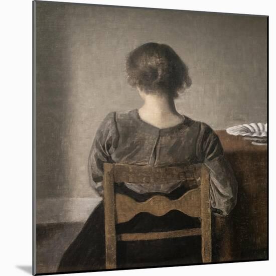 Hvile also called Repos, 1905-Vilhelm Hammershoi-Mounted Giclee Print
