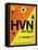 HVN New Haven Luggage Tag I-NaxArt-Framed Stretched Canvas