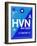 HVN New Haven Luggage Tag II-NaxArt-Framed Art Print