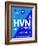 HVN New Haven Luggage Tag II-NaxArt-Framed Art Print