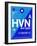 HVN New Haven Luggage Tag II-NaxArt-Framed Art Print