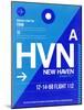 HVN New Haven Luggage Tag II-NaxArt-Mounted Art Print