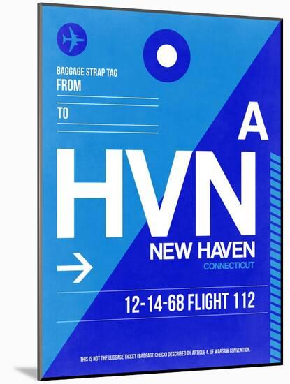 HVN New Haven Luggage Tag II-NaxArt-Mounted Art Print