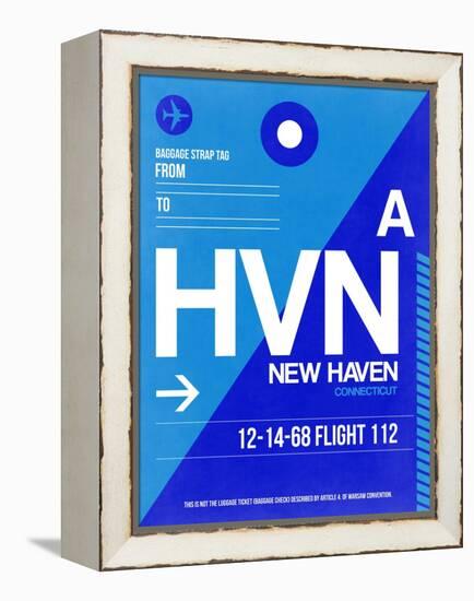 HVN New Haven Luggage Tag II-NaxArt-Framed Stretched Canvas