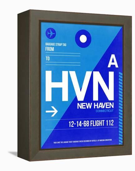 HVN New Haven Luggage Tag II-NaxArt-Framed Stretched Canvas