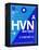 HVN New Haven Luggage Tag II-NaxArt-Framed Stretched Canvas