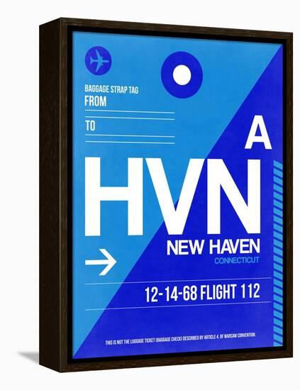 HVN New Haven Luggage Tag II-NaxArt-Framed Stretched Canvas
