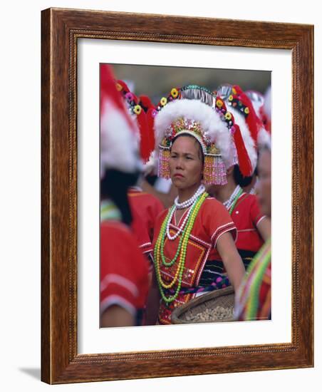Hwalien Tribes, Harvest Festival in August and September, Taiwan, Asia-Alain Evrard-Framed Photographic Print
