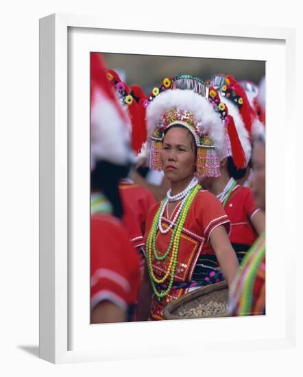Hwalien Tribes, Harvest Festival in August and September, Taiwan, Asia-Alain Evrard-Framed Photographic Print
