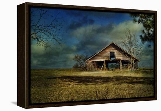 Hwy82 Barn-Barbara Simmons-Framed Premier Image Canvas