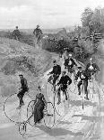 Bicycling-Hy Sandham-Laminated Giclee Print