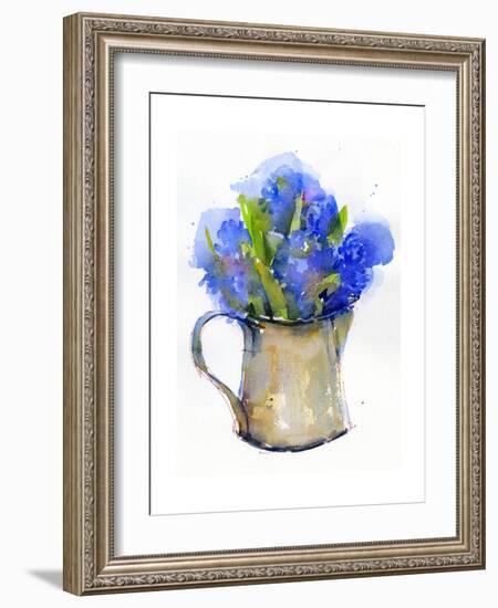 Hyacinth in Pitcher, 2014-John Keeling-Framed Giclee Print