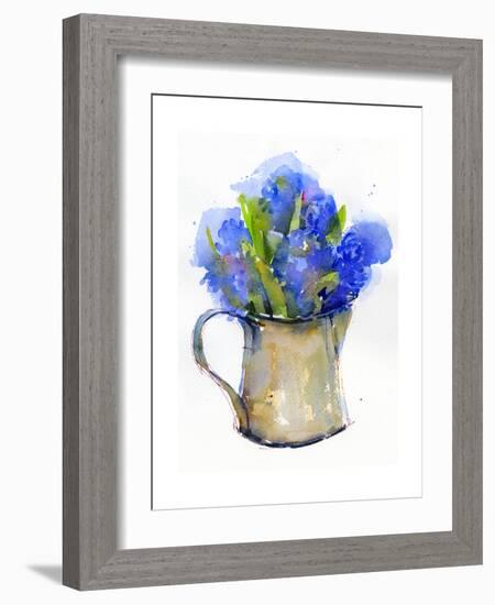 Hyacinth in Pitcher, 2014-John Keeling-Framed Giclee Print