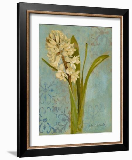 Hyacinth on Teal I-Lanie Loreth-Framed Art Print