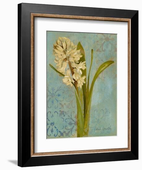 Hyacinth on Teal I-Lanie Loreth-Framed Premium Giclee Print