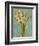 Hyacinth on Teal I-Lanie Loreth-Framed Premium Giclee Print