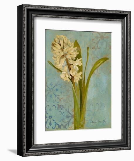 Hyacinth on Teal I-Lanie Loreth-Framed Premium Giclee Print