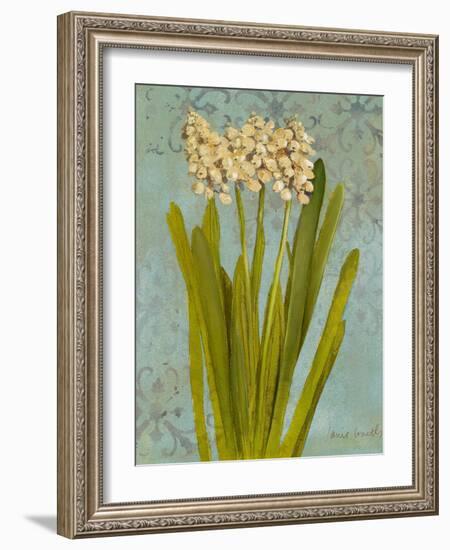 Hyacinth on Teal II-Lanie Loreth-Framed Art Print