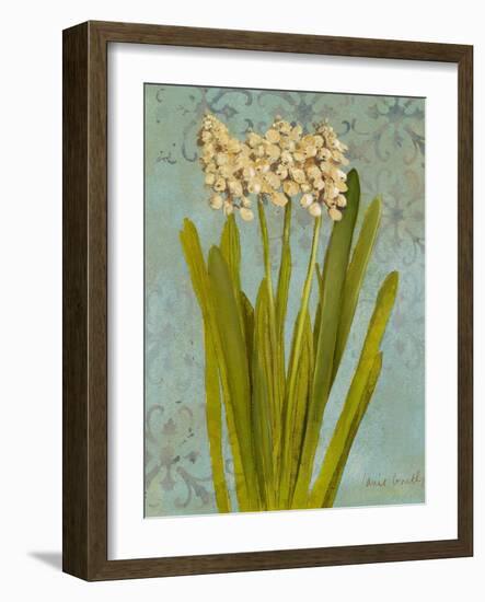 Hyacinth on Teal II-Lanie Loreth-Framed Art Print