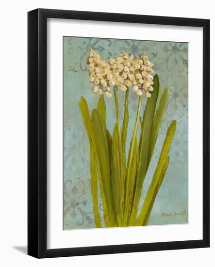 Hyacinth on Teal II-Lanie Loreth-Framed Art Print