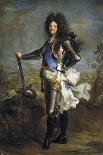 Louis XIV, King of France (1638-171), 1701-Hyacinthe François Honoré Rigaud-Giclee Print