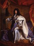 Louis XIV, King of France (1638-171)-Hyacinthe François Honoré Rigaud-Framed Premier Image Canvas