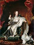 Portrait of Louis XV in His Royal Costume-Hyacinthe François Honoré Rigaud-Giclee Print