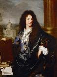 Louis XIV, King of France (1638-171)-Hyacinthe François Honoré Rigaud-Framed Premier Image Canvas
