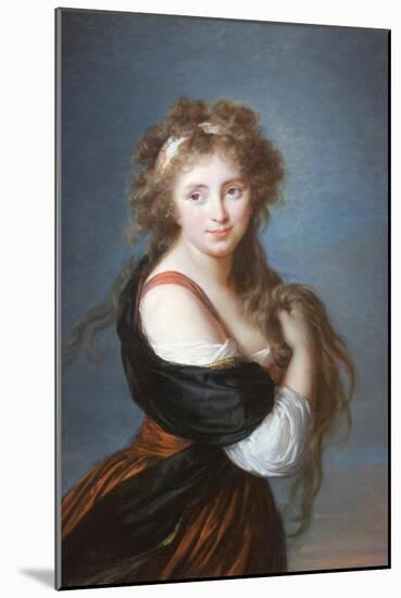 Hyacinthe Gabrielle Roland, Marchioness Wellesley, (Formerly Countess of Mornington)-Elisabeth Louise Vigee-LeBrun-Mounted Art Print