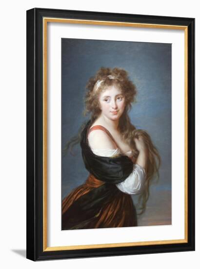 Hyacinthe Gabrielle Roland, Marchioness Wellesley, (Formerly Countess of Mornington)-Elisabeth Louise Vigee-LeBrun-Framed Art Print