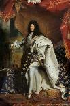 Louis XIV, King of France (1638-1715) in Royal Costume, 1701-Hyacinthe Rigaud-Giclee Print