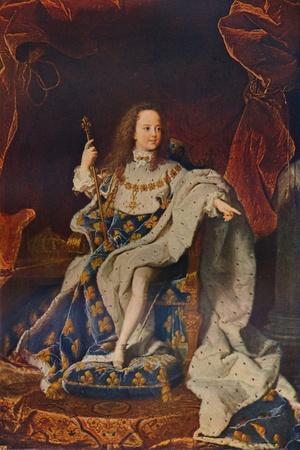 Louis XV (1710-1774) at the Age of Five in the Costume of the Sacre',  c1716û24, (1911)' Giclee Print - Hyacinthe Rigaud