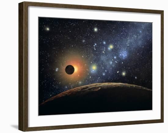 Hyades & Pleiades Seen From Aldebaran System-Chris Butler-Framed Photographic Print