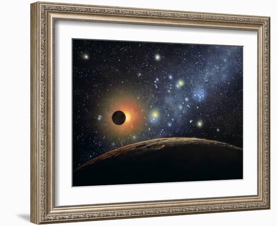 Hyades & Pleiades Seen From Aldebaran System-Chris Butler-Framed Photographic Print