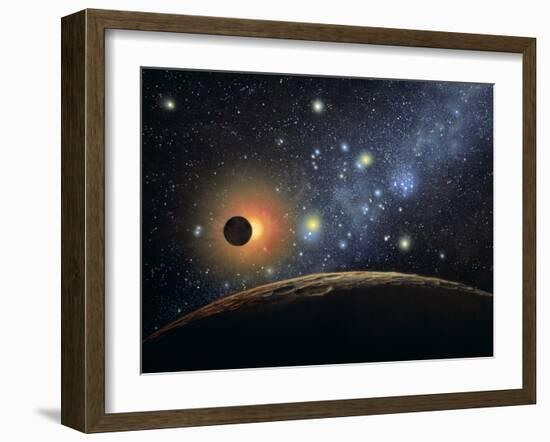 Hyades & Pleiades Seen From Aldebaran System-Chris Butler-Framed Photographic Print