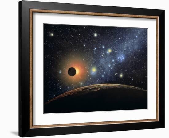 Hyades & Pleiades Seen From Aldebaran System-Chris Butler-Framed Photographic Print