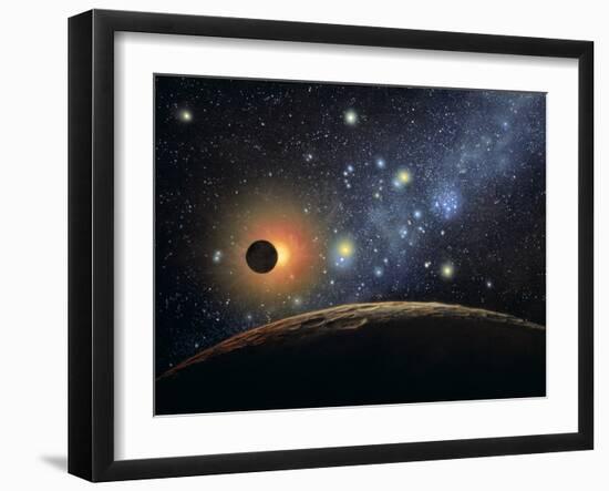 Hyades & Pleiades Seen From Aldebaran System-Chris Butler-Framed Photographic Print