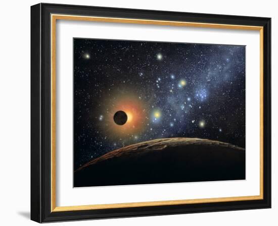 Hyades & Pleiades Seen From Aldebaran System-Chris Butler-Framed Photographic Print