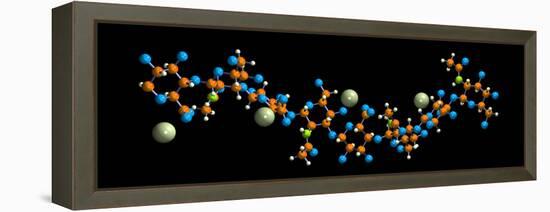 Hyaluronic Acid, Molecular Model-Dr. Mark J.-Framed Premier Image Canvas