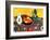 Hyazinthenteppich Still Life-Auguste Macke-Framed Art Print