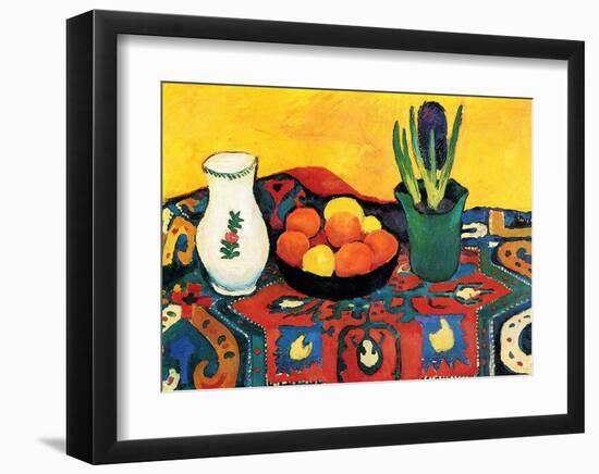 Hyazinthenteppich Still Life-Auguste Macke-Framed Art Print