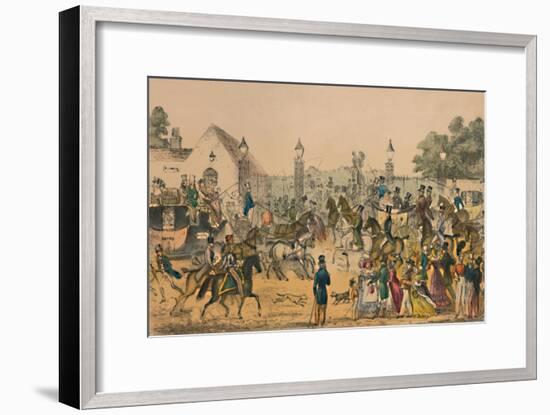 'Hyde Park Corner, 1825', c1870-Unknown-Framed Giclee Print