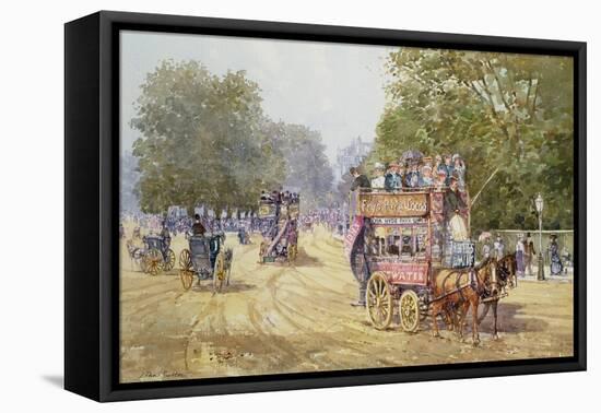 Hyde Park Corner, C.1890-John Sutton-Framed Premier Image Canvas