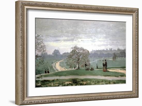 Hyde Park, London, 1871-Claude Monet-Framed Giclee Print