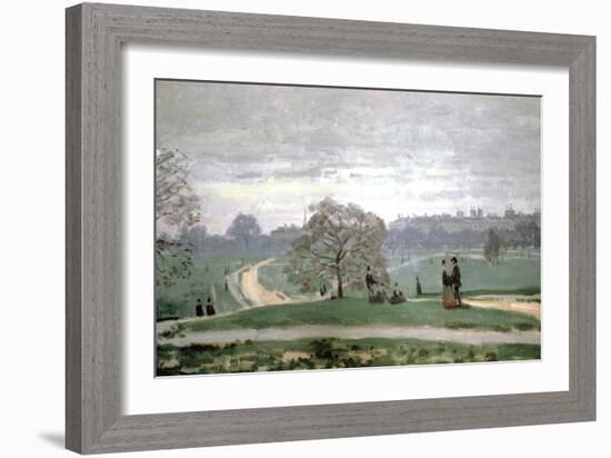 Hyde Park, London, 1871-Claude Monet-Framed Giclee Print