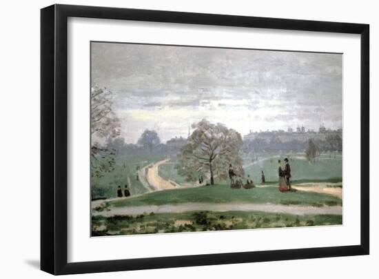 Hyde Park, London, 1871-Claude Monet-Framed Giclee Print