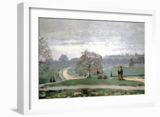Hyde Park, London, 1871-Claude Monet-Framed Giclee Print