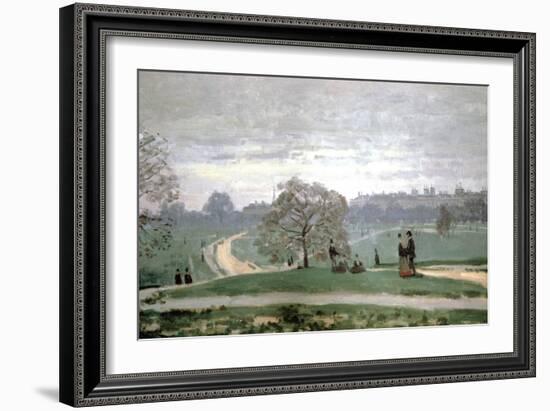 Hyde Park, London, 1871-Claude Monet-Framed Giclee Print